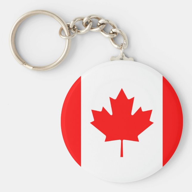 Porte-clés Drapeau canadien (Devant)