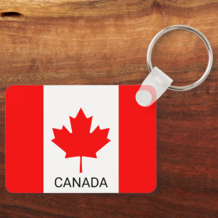 Porte-clés Drapeau canadien personnalisé cadeau porte - clé