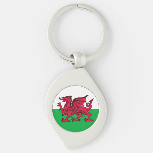 Porte-clés Drapeau celtique du Dragon rouge du Pays de Galles