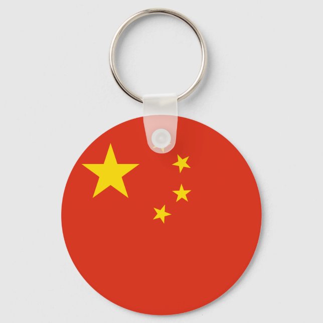 Porte-clés Drapeau chinois (Recto)