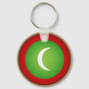 Porte-clés Drapeau cool des Maldives