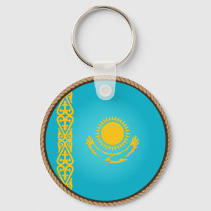 Porte-clés Drapeau cool du Kazakhstan