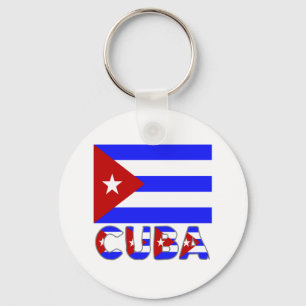 Porte-clés Drapeau Cuba - Lumière Word