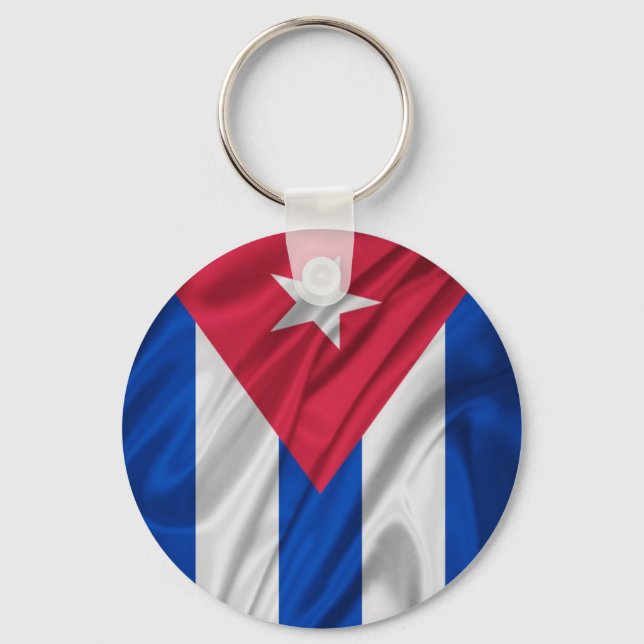 Porte-clés Drapeau cubain (Recto)