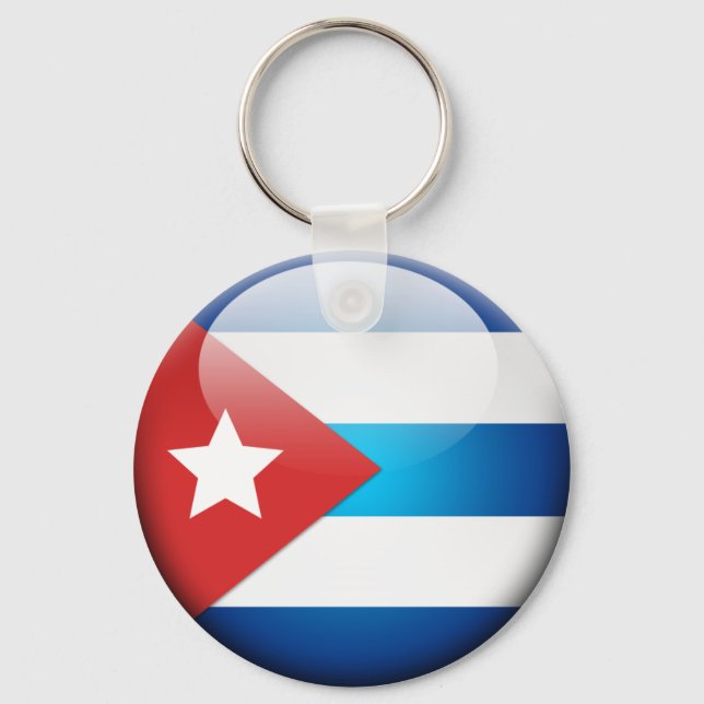 Porte-clés Drapeau cubain 2.0 (Recto)