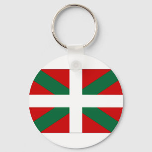 Porte-clés Drapeau de basque de l'Espagne