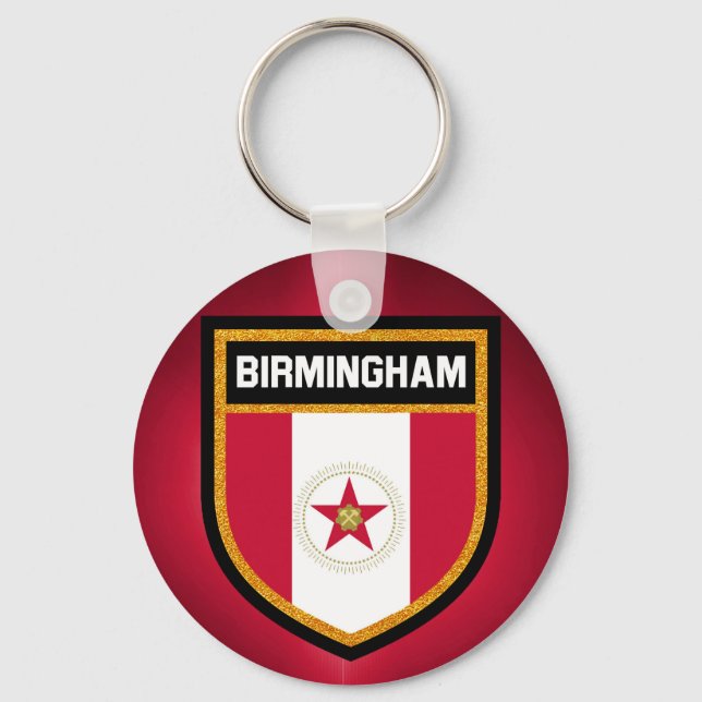 Porte-clés Drapeau de Birmingham (Recto)