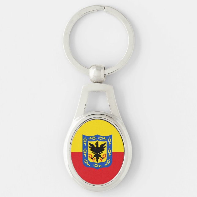 Porte-clés Drapeau de Bogota, Colombie Porte - clé (Devant)