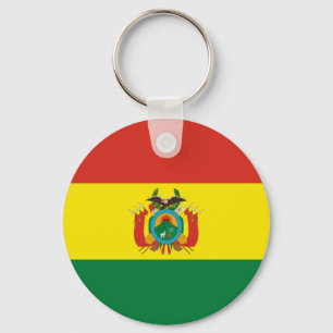 Porte-clés Drapeau de Bolivie patriotique