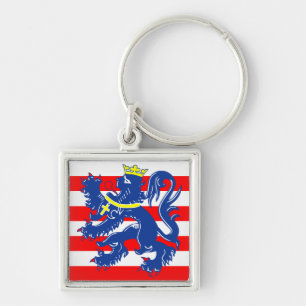 Porte-clés Drapeau de Bruges / Brugge, Belgique