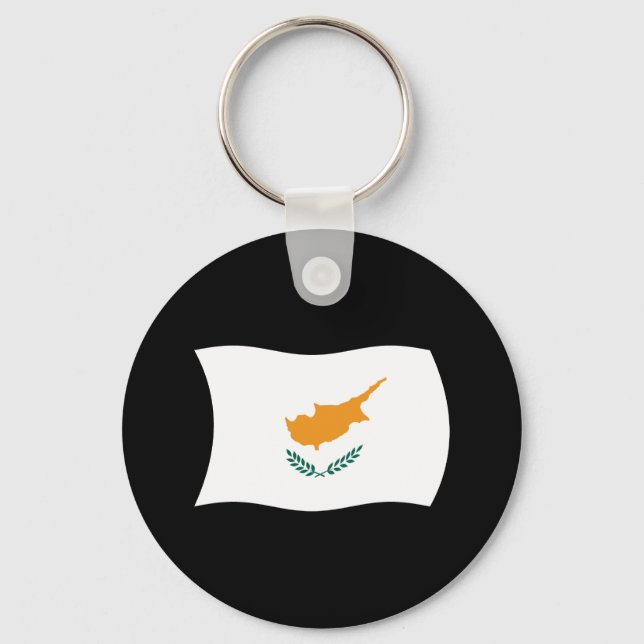 Porte-clés Drapeau de Chypre (Recto)