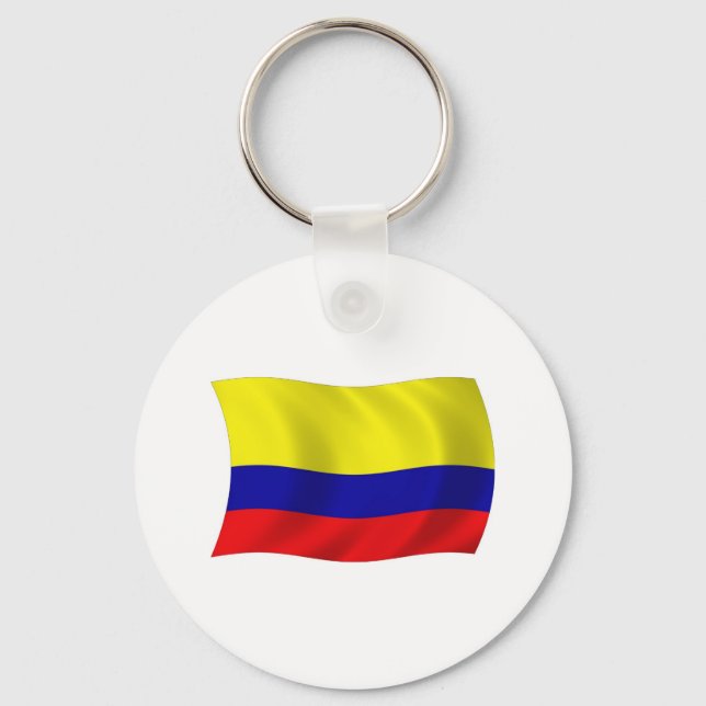 Porte-clés Drapeau de Colombie (Recto)