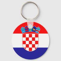Drapeau de Croatie Porte - clé