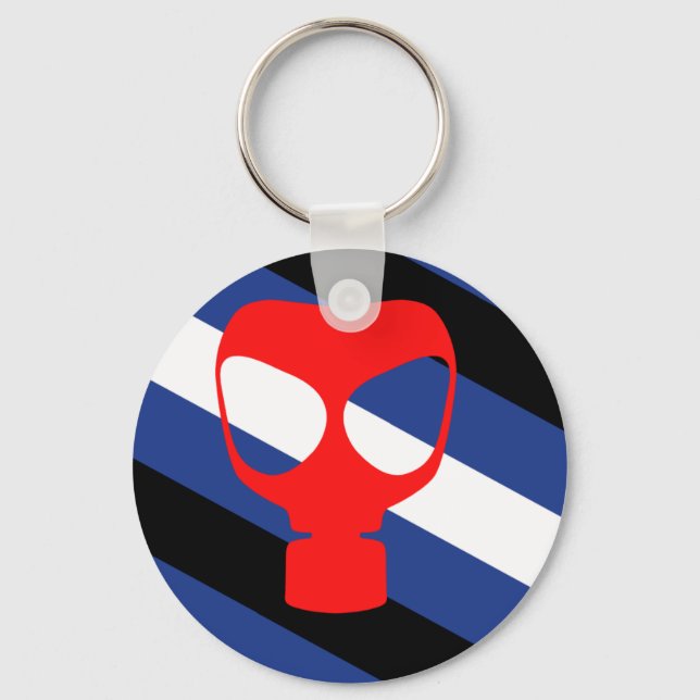 Porte-clés Drapeau de fierté de masque (Recto)
