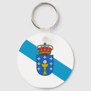 Porte-clés Drapeau de Galice (Espagne)