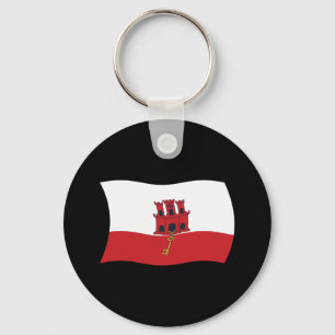 Porte-clés Drapeau de Gibraltar