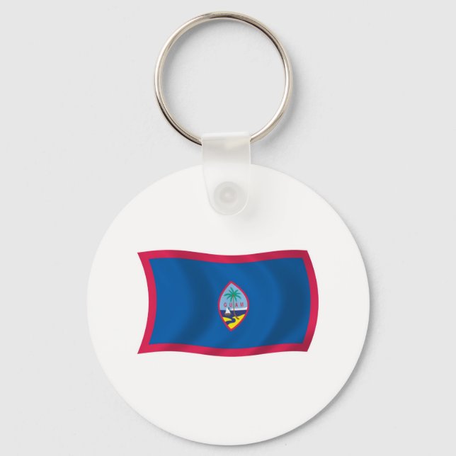 Porte-clés Drapeau de Guam (Recto)