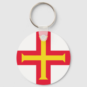 Porte-clés Drapeau de Guernesey