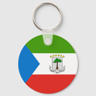 Porte-clés Drapeau de Guinée équatoriale