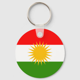 Porte-clés Drapeau de haute qualité du Kurdistan
