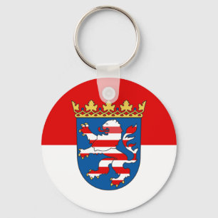 Porte-clés Drapeau de Hesse Porte - clé