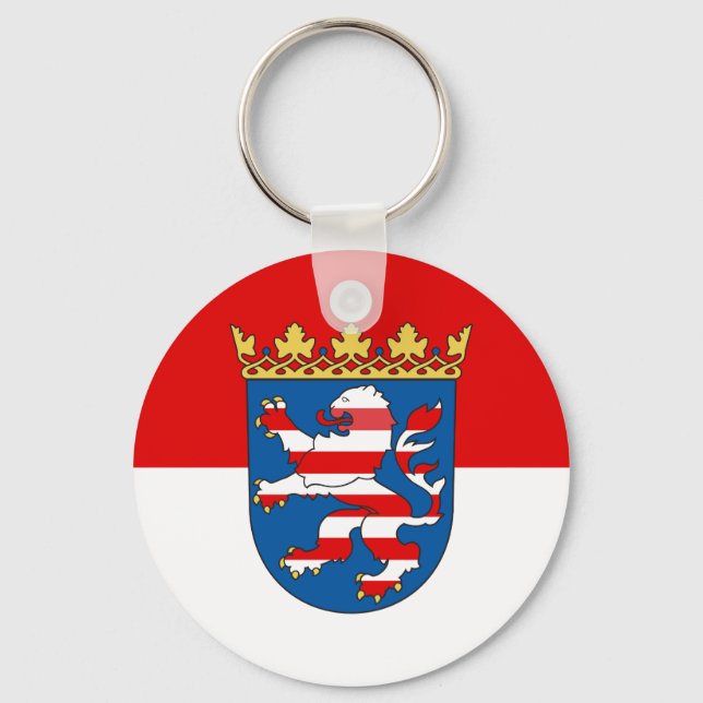 Porte-clés Drapeau de Hesse Porte - clé (Recto)