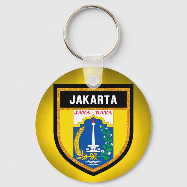 Porte-clés Drapeau de Jakarta (Recto)