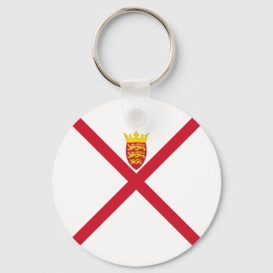 Porte-clés Drapeau de Jersey