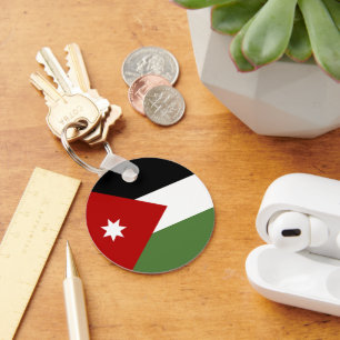 Porte-clés Drapeau de Jordanie