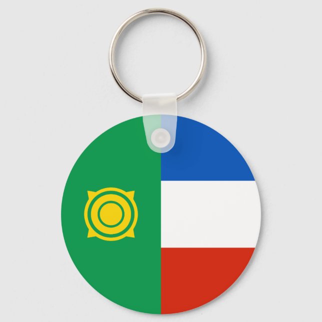 Porte-clés Drapeau de Khakassie (Recto)