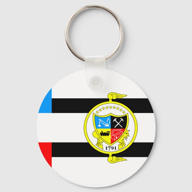 Porte-clés Drapeau de Knoxville, Tennessee (Recto)