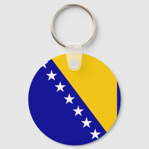 Porte-clés Drapeau de la Bosnie-Herzégovine