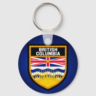 Porte-clés Drapeau de la Colombie-Britannique