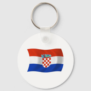 Porte-clés Drapeau de la Croatie