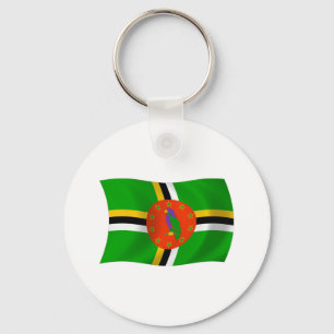 Porte-clés Drapeau de la Dominique