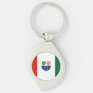 Porte-clés Drapeau de la Fédération de Bosnie
