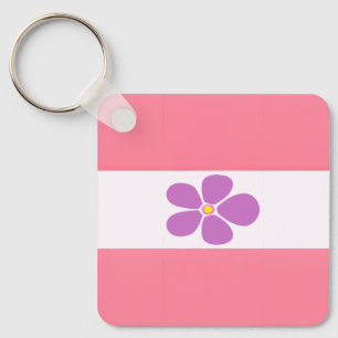 Porte-clés Drapeau de la fierté sapphique - Drapeau sapphique