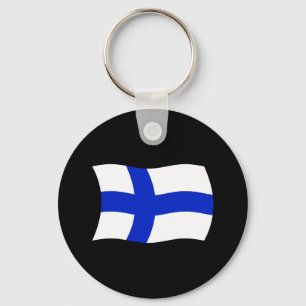 Porte-clés Drapeau de la Finlande