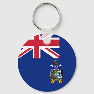 Porte-clés Drapeau de la Géorgie du Sud et de l'île Sandwich