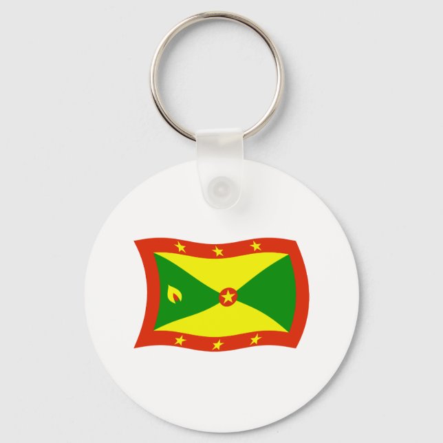 Porte-clés Drapeau de la Grenade (Recto)