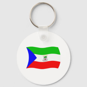 Porte-clés Drapeau de la Guinée Équatoriale