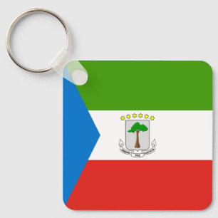 Porte-clés Drapeau de la Guinée équatoriale