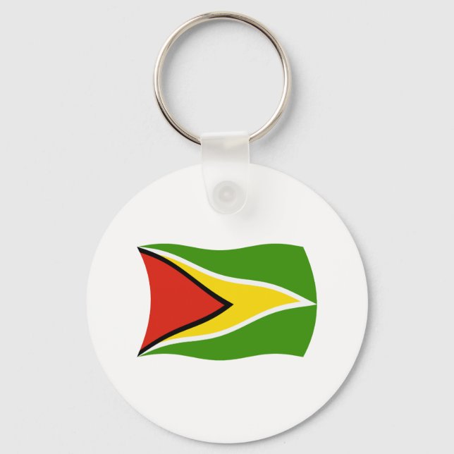Porte-clés Drapeau de la Guyane (Recto)