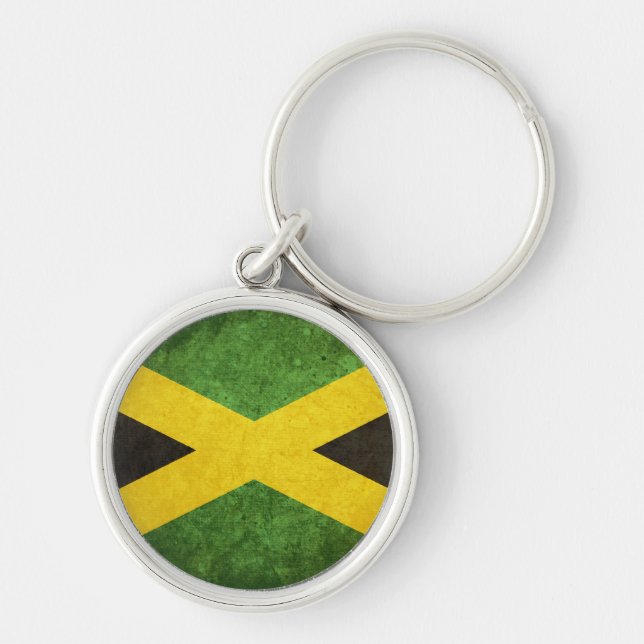 Porte-clés Drapeau de la Jamaïque (Devant)