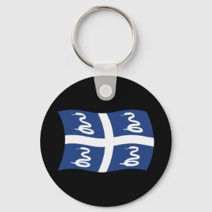 Porte-clés Drapeau de la Martinique