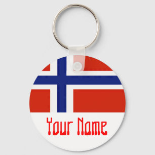 PORTE-CLÉS DRAPEAU DE LA NORVÈGE