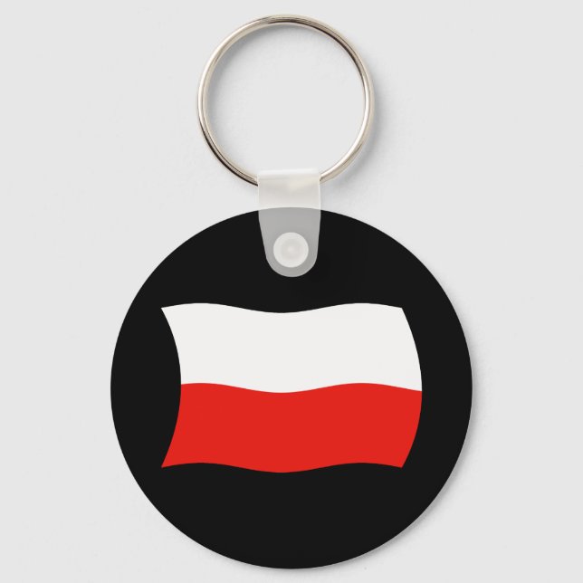 Porte-clés Drapeau de la Pologne (Recto)