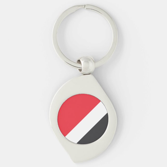 Porte-clés Drapeau de la Principauté de Sealand (Devant)