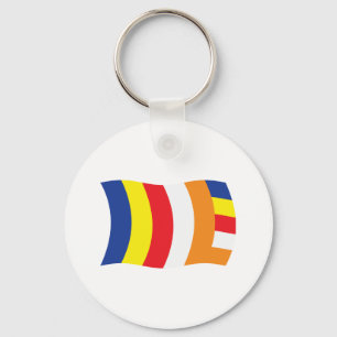Porte-clés Drapeau de la religion bouddhiste