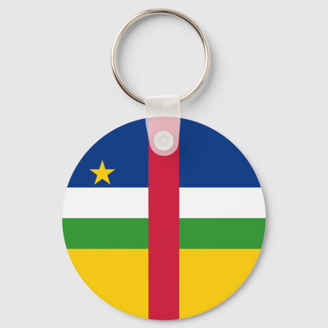 Porte-clés Drapeau de la République centrafricaine (Recto)